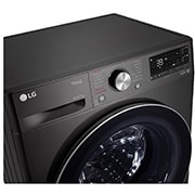 LG 10.5 kg / 7 kg Tvättmaskin/Torktumlare(Svart) - Auto Dose, Steam, Energiklass E, TurboWash™360, AI DD™, Smart Diagnosis™ med Wi-Fi, CV90J7S2BA