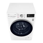 LG 9 kg / 6 kg Tvättmaskin/Torktumlare(Vit) - Auto Dose, Steam, Energiklass E, TurboWash™360, AI DD™, Smart Diagnosis™ med Wi-Fi, CV90V7S2QA