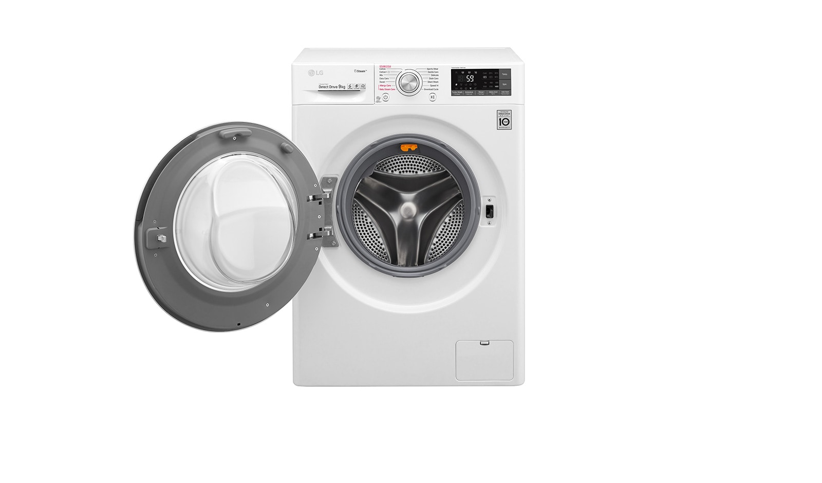 LG 1-9 kg TurboWash™ & Spa Steam, Wi-Fi, 6 Motion Direct Drive tvättmaskin, energiklass A+++ ( -30%), F14AW9S2