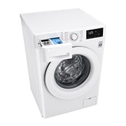 LG 10.5 kg Tvättmaskin(Vit) - Steam, Energiklass B, AI DD™, Smart Diagnosis™, F4WV210S0W