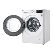 LG 10.5 kg Tvättmaskin(Vit) - Steam, Energiklass B, AI DD™, Smart Diagnosis™, F4WV210S0W