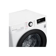 LG 9 kg Tvättmaskin(Vit) - Steam, Energiklass B, AI DD™, Smart Diagnosis™, F4WV409S3WE