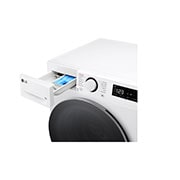 LG 9 kg Tvättmaskin(Vit) - Steam, Energiklass A, AI DD™, Smart Diagnosis™ , F4Y5VYP1W