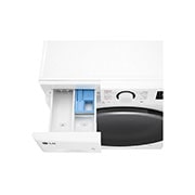 LG 9 kg Tvättmaskin(Vit) - Steam, Energiklass A, AI DD™, Smart Diagnosis™ , F4Y5VYP1W