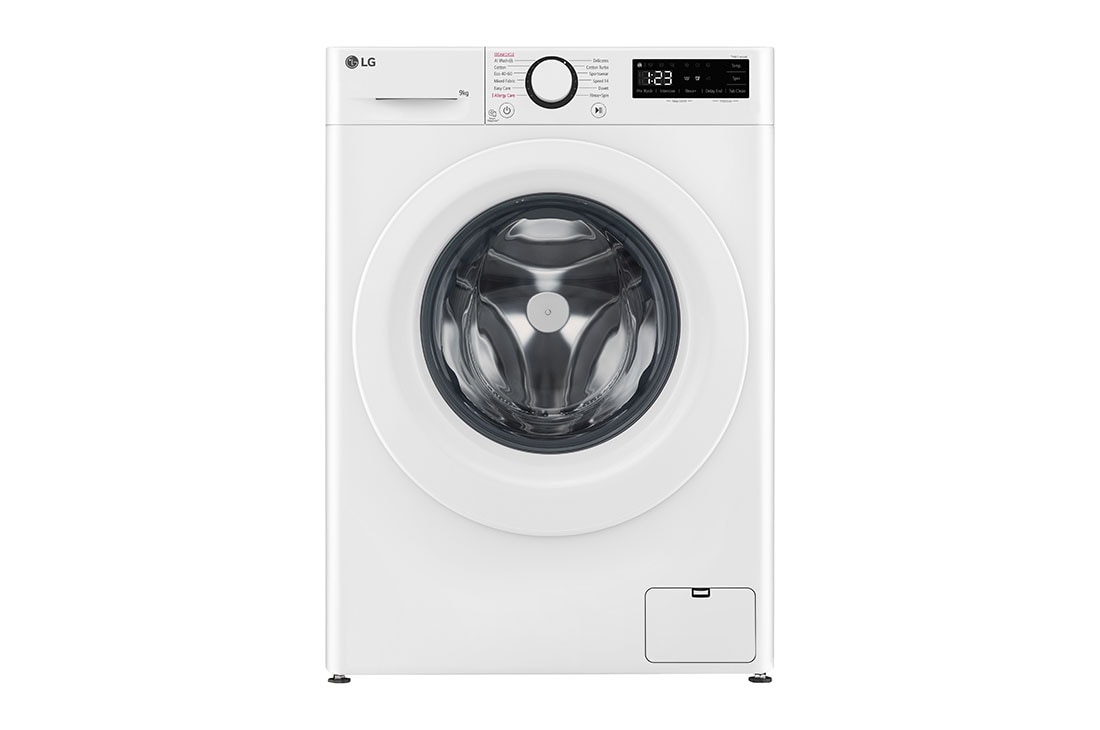 LG 9 kg Tvättmaskin(Vit) - Steam, Energiklass A, AI DD™, Smart Diagnosis™ , F4Y5VYP3W