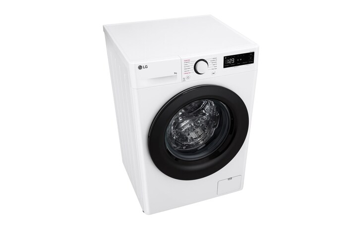 LG 9 kg Tvättmaskin(Vit) - Steam, Energiklass A, TurboWash360™, AI DD™, Smart Diagnosis™ , F4Y5VYP6WY