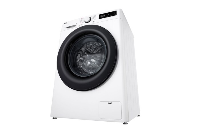 LG 9 kg Tvättmaskin(Vit) - Steam, Energiklass A, TurboWash360™, AI DD™, Smart Diagnosis™ , F4Y5VYP6WY