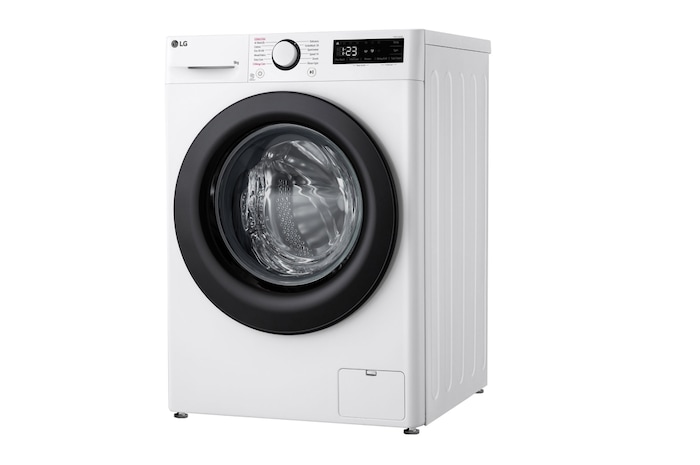 LG 9 kg Tvättmaskin(Vit) - Steam, Energiklass A, TurboWash360™, AI DD™, Smart Diagnosis™ , F4Y5VYP6WY