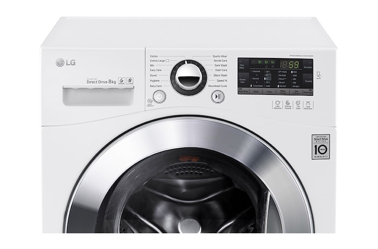 LG 1-8 kg Turbo Wash, Direct Drive tvättmaskin, FH4A8TDN2