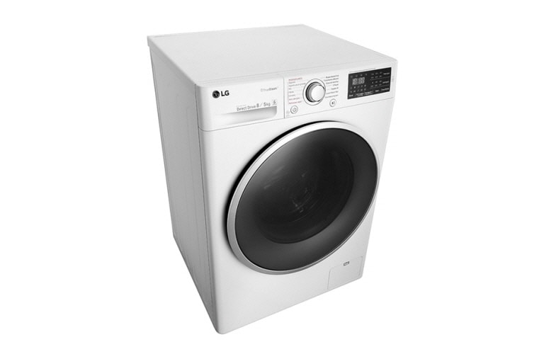 LG 1-8/ 1-5 kg Steam 6 Motion Direct Drive tvätt/torkmaskin , FH4U2TDH1N