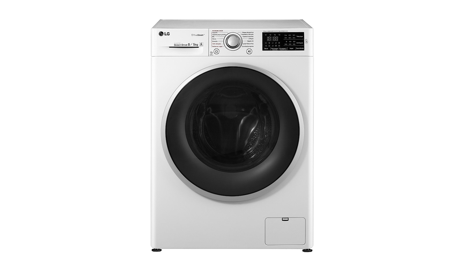 LG 1-8/ 1-5 kg Steam 6 Motion Direct Drive tvätt/torkmaskin , FH4U2TDH1N