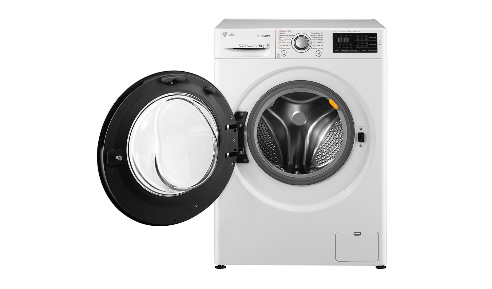 LG 1-8/ 1-5 kg Steam 6 Motion Direct Drive tvätt/torkmaskin , FH4U2TDH1N