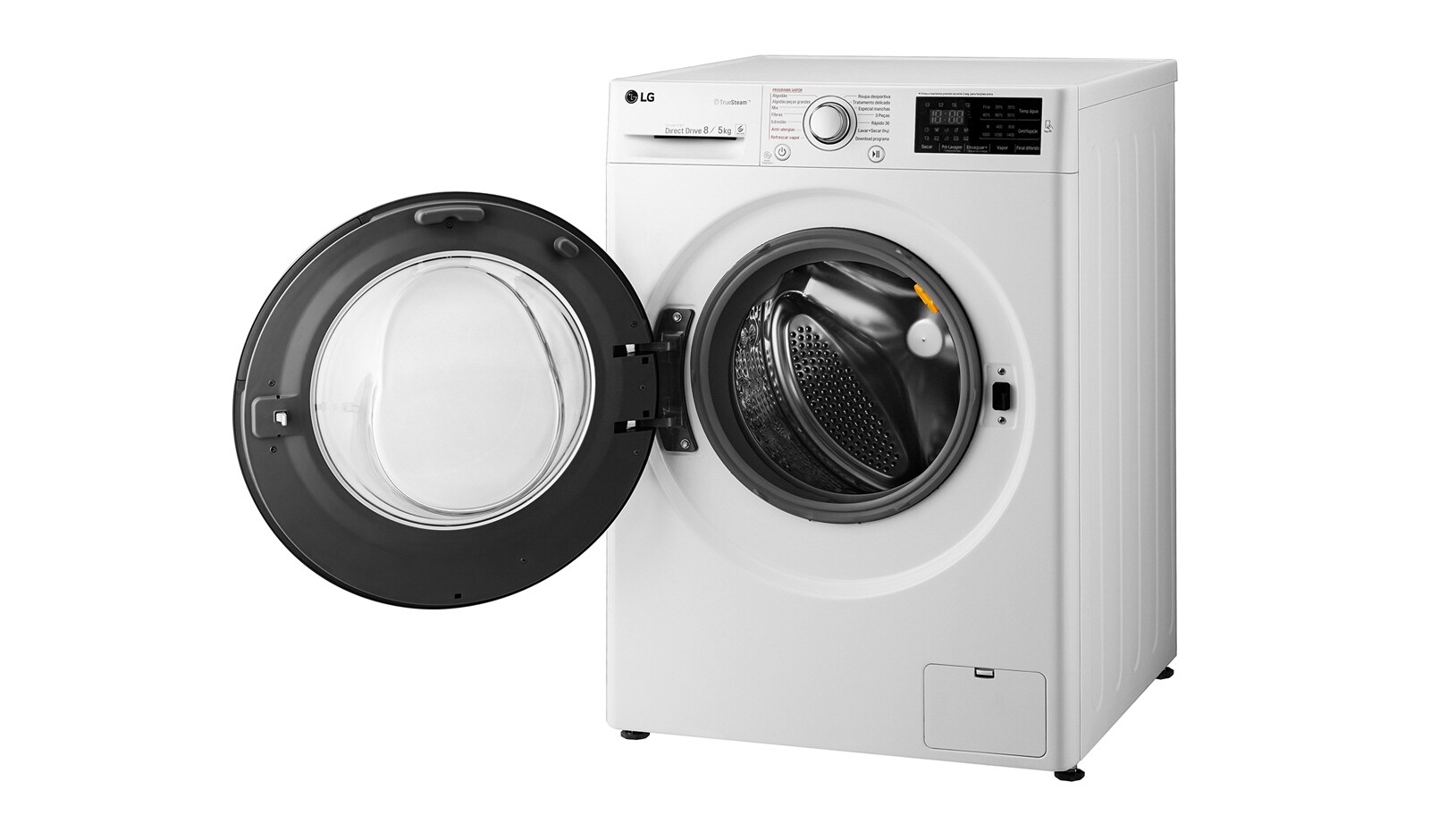 LG 1-8/ 1-5 kg Steam 6 Motion Direct Drive tvätt/torkmaskin , FH4U2TDH1N