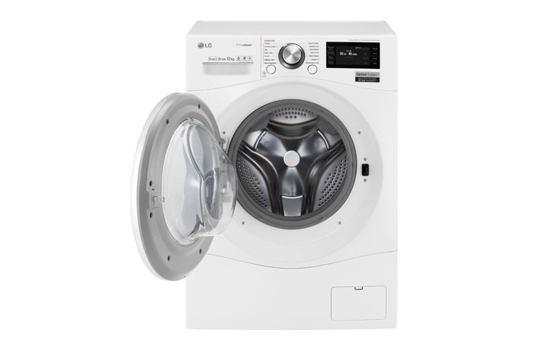 LG 12 kg Tvättmaskin(Vit) - True Steam™, Energiklass A, TurboWash™, Smart Diagnosis™ med Wi-Fi, FH6F9BDS2