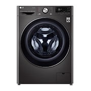 LG 10.5 kg Tvättmaskin(Svart) - Auto Dose, Steam, Energiklass A, TurboWash360™, AI DD™, Smart Diagnosis™ med Wi-Fi, FV74JNS2QA