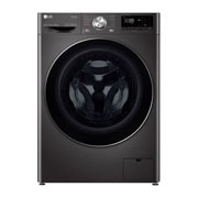 LG 12 kg Tvättmaskin(Svart) - Steam+, Energiklass A, , TurboWash360™, AI DD™, Smart Diagnosis™ med Wi-Fi, FV90BNS2BE