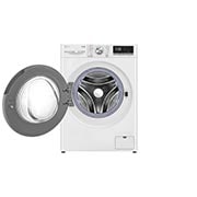 LG 10.5 kg Tvättmaskin(Vit) - Steam, Energiklass A, , TurboWash360™, AI DD™, Smart Diagnosis™ med Wi-Fi, FV90JNS2QE