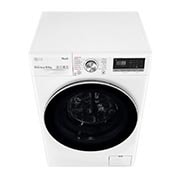 LG 10.5 kg Tvättmaskin(Vit) - Steam, Energiklass A, , TurboWash360™, AI DD™, Smart Diagnosis™ med Wi-Fi, FV90JNS2QE