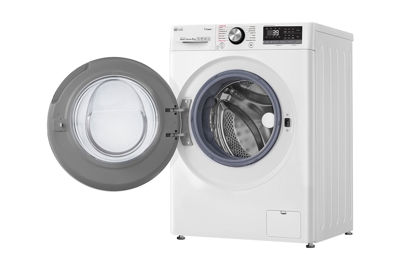 LG 1-9 kg Steam+, TurboWash360™, AI DD och Wi-Fi, FV90VNS2Q