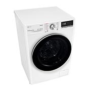 LG 9 kg Tvättmaskin(Vit) - Steam, Energiklass A, , TurboWash360™, AI DD™, Smart Diagnosis™ med Wi-Fi, FV90VNS2QE