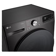 LG 11 kg Tvättmaskin(Svart) - Auto Dose, Steam, Energiklass A, TurboWash360™, AI DD™, Smart Diagnosis™ med Wi-Fi, FV94ENS2QA