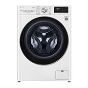 LG 10.5 kg Tvättmaskin(Vit) - Auto Dose, Steam, Energiklass A, TurboWash360™, AI DD™, Smart Diagnosis™ med Wi-Fi, FV96JNS2QA