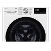 LG 10.5 kg Tvättmaskin(Vit) - Steam+, Energiklass A, , TurboWash360™, AI DD™, Smart Diagnosis™ med Wi-Fi, FV96JNS2QE