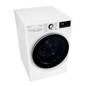 LG 10.5 kg Tvättmaskin(Vit) - Steam+, Energiklass A, , TurboWash360™, AI DD™, Smart Diagnosis™ med Wi-Fi, FV96JNS2QE