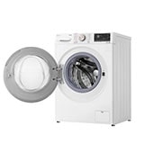LG 10.5 kg Tvättmaskin(Vit) - Auto Dose, Steam, Energiklass A, TurboWash360™, AI DD™, Smart Diagnosis™ med Wi-Fi, FV96JNS2WA