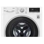 LG 8 kg Tvättmaskin(Vit) - Energiklass B, TurboWash™, AI DD™, Smart Diagnosis™ med Wi-Fi, K4WV508N1WB