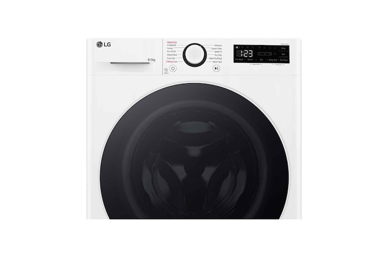 LG Slim 8 kg / 5 kg Tvättmaskin/Torktumlare(Vit) - Steam, Energiklass A/E, AI DD™, Smart Diagnosis™, 47,5cm djup, P2Y5PRP0W
