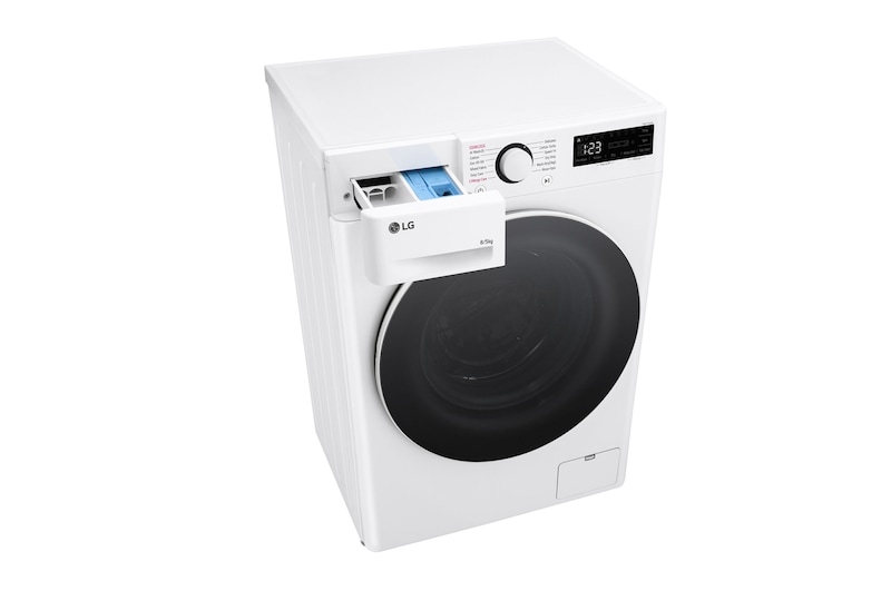 LG Slim 8 kg / 5 kg Tvättmaskin/Torktumlare(Vit) - Steam, Energiklass A/E, AI DD™, Smart Diagnosis™, 47,5cm djup, P2Y5PRP0W