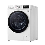 LG 9 kg / 6 kg Tvättmaskin/Torktumlare(Vit) - Steam, Energiklass E, TurboWash™, AI DD™, Smart Diagnosis™ med Wi-Fi, CV50V6S2EE