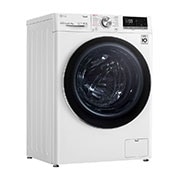 LG 9 kg / 6 kg Tvättmaskin/Torktumlare(Vit) - Steam, Energiklass E, TurboWash™, AI DD™, Smart Diagnosis™ med Wi-Fi, CV50V6S2EE