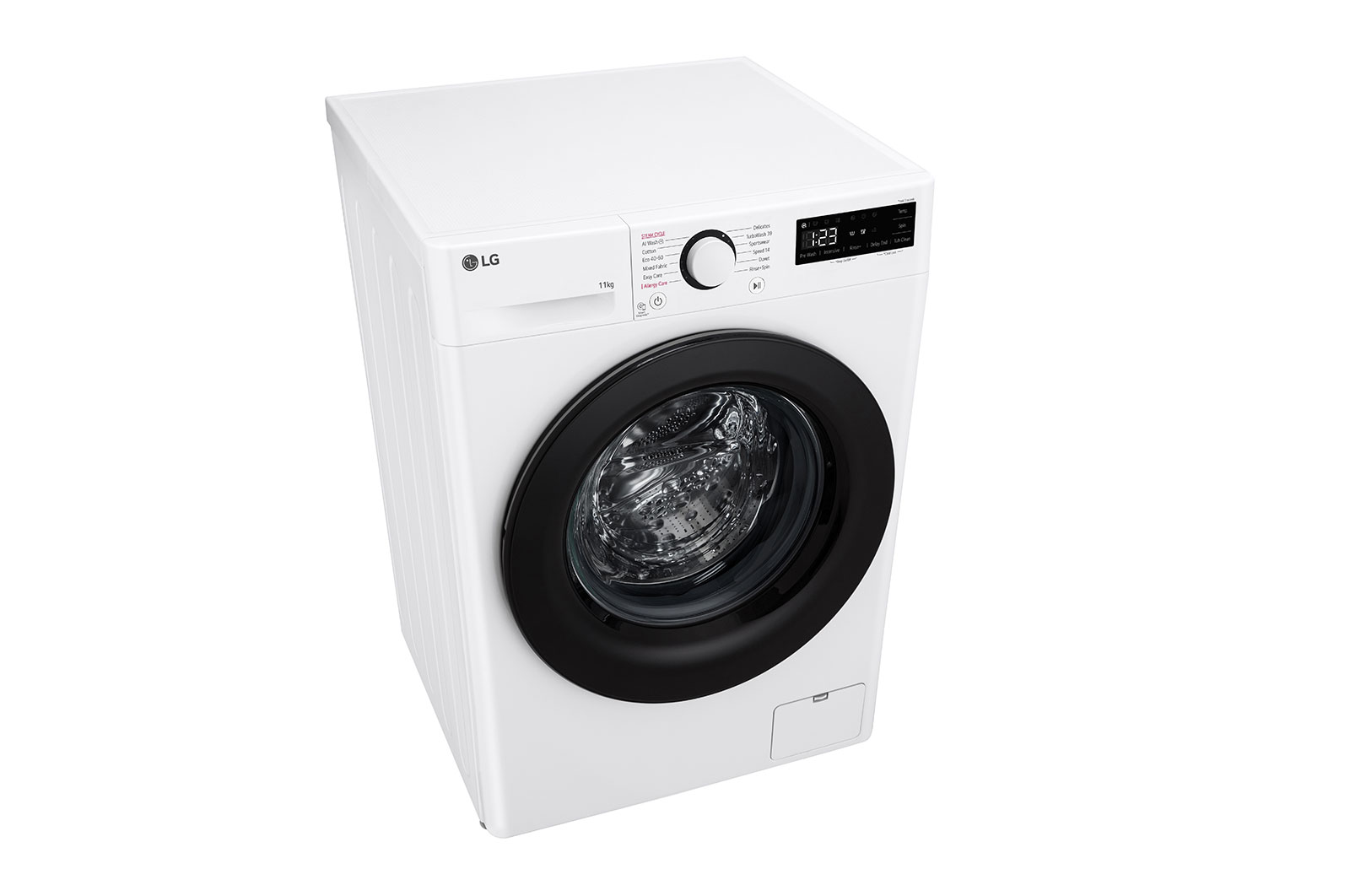 LG 11 kg Tvättmaskin(Vit) - Steam, Energiklass A, TurboWash360™, AI DD™, Smart Diagnosis™, P4Y5EYW6WY