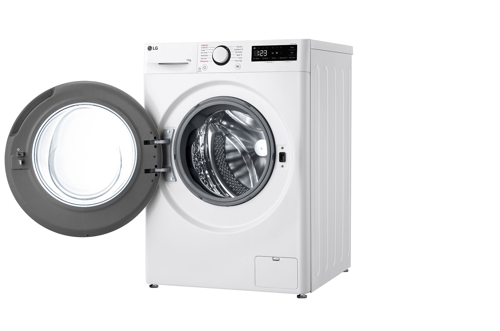 LG 11 kg Tvättmaskin(Vit) - Steam, Energiklass A, TurboWash360™, AI DD™, Smart Diagnosis™, P4Y5EYW6WY