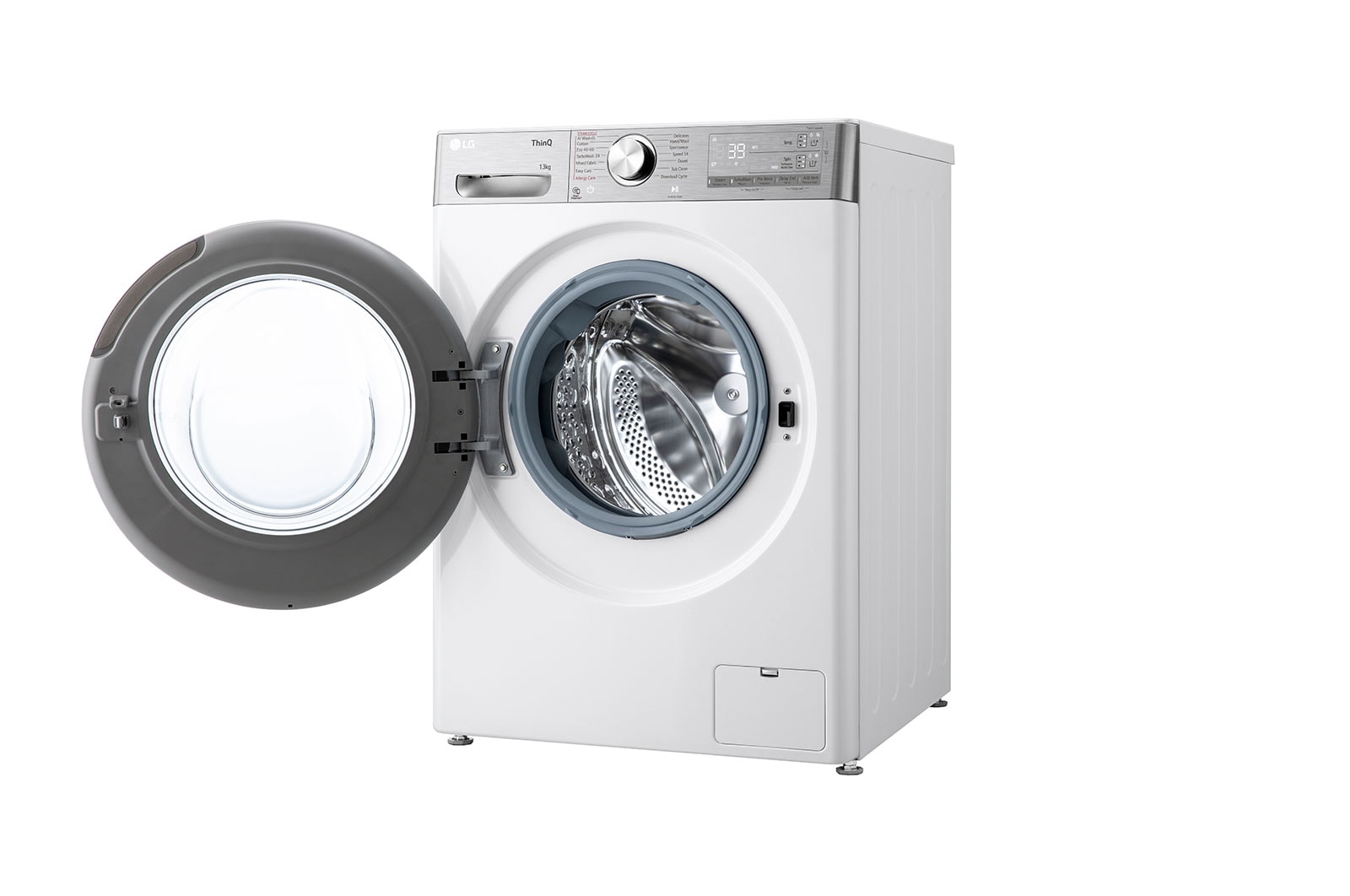 LG 13 kg Tvättmaskin(Vit) - Auto Dose, Steam+, Energiklass A, TurboWash360™, AI DD™, Smart Diagnosis™ med Wi-Fi, P4Y9LAP2W