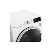 LG 8 kg Tvättmaskin(Vit) - Steam, Energiklass C, AI DD™, Smart Diagnosis™, K4WV408S0WE