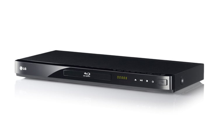 LG Blu-rayspelare med inbyggd mediaspelare för de flesta format., BD550