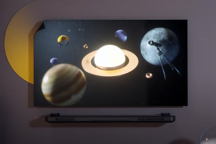 Magical space on the LG SIGNATURE OLED TV W.