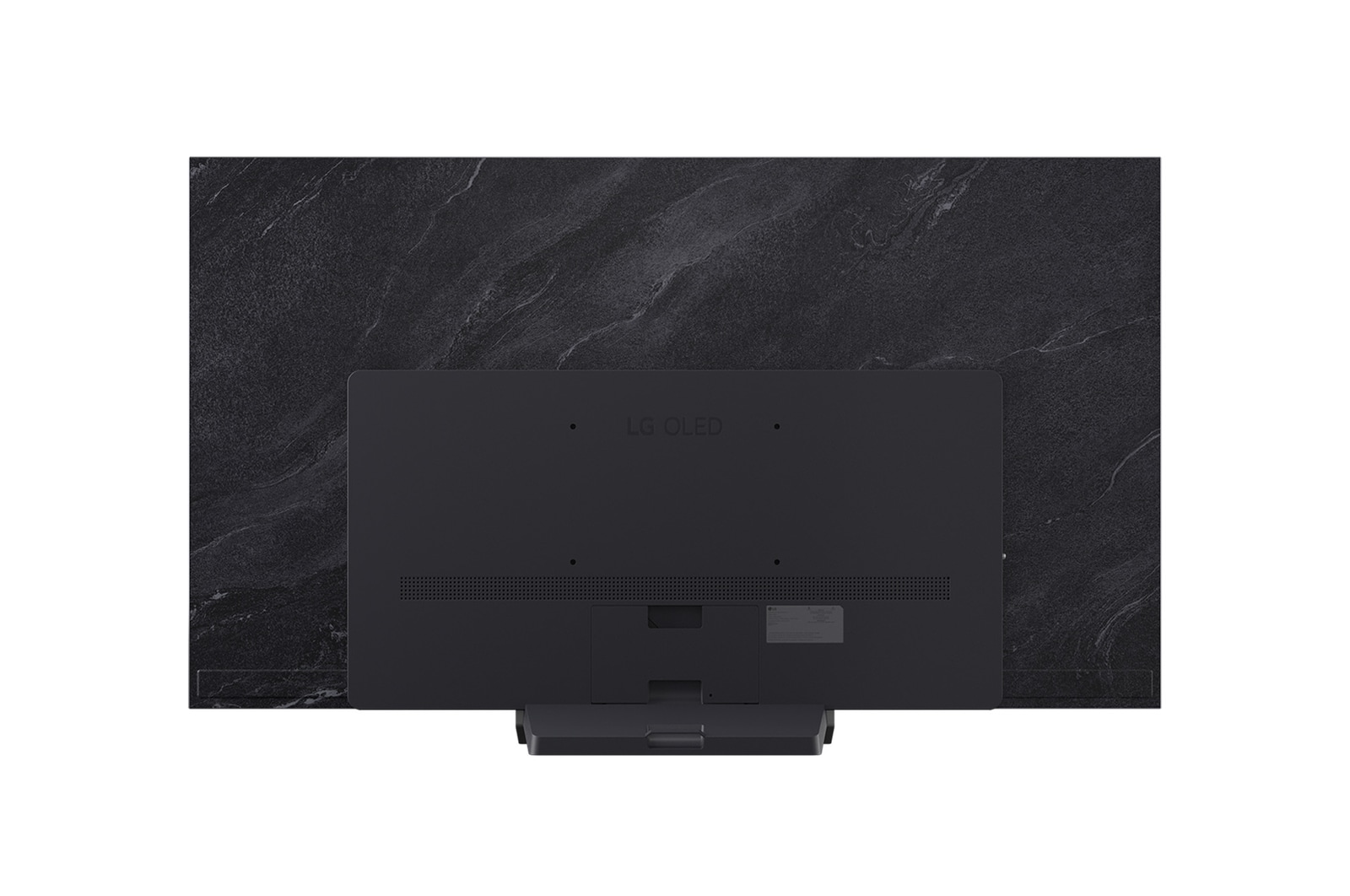 Side view of LG OLED evo AI C5 4K Smart TV.