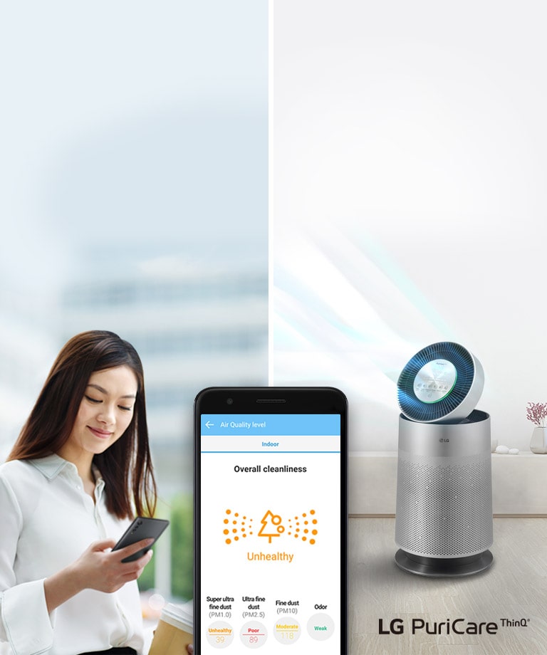Take Control of the Air You Breathe with LG ThinQ™