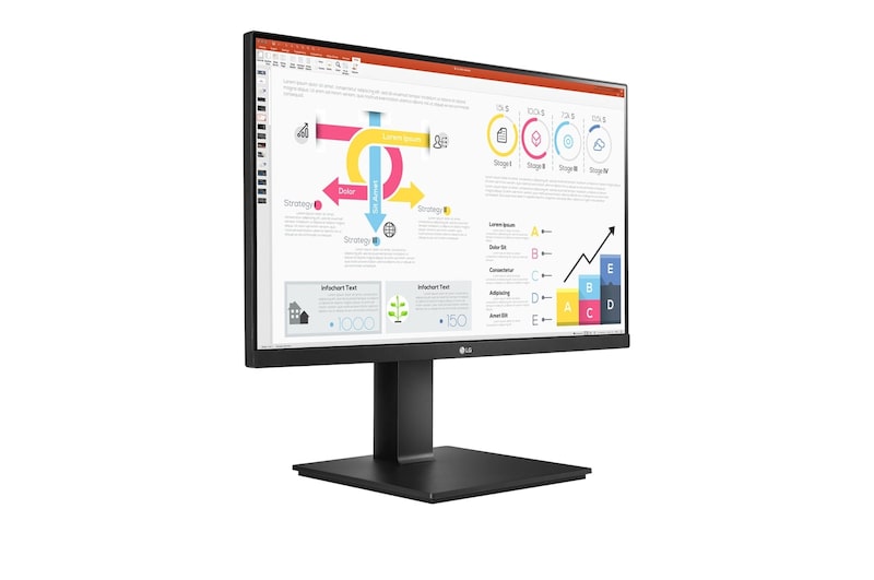 LG 23.8" QHD IPS Monitor with USB Type-C™ , 24QP750-B