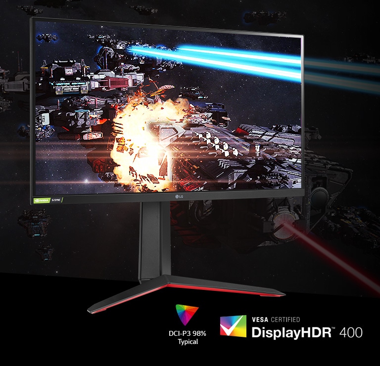 LG UltraGear 27GP850-B.BEK Quad HD 27 Nano IPS LCD Gaming Monitor - Black