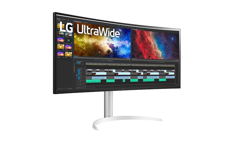 LG Curved UltraWide™ 38" QHD+ IPS Display Monitor, 38WP85C-W