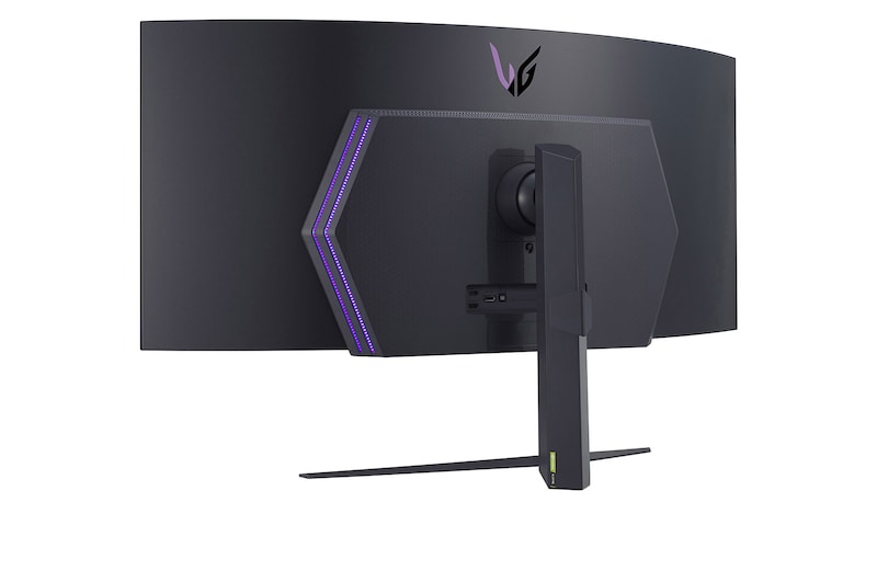 LG WQHD UltraGear™ 45" Curved OLED Display Gaming Monitor with 240Hz Refresh Rate and 0.03ms Response Time, 45GR95QE-B