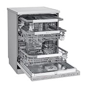 LG THINQ™ Top Control Dishwasher QuadWash® & True Steam®, in silver, DFB325HS