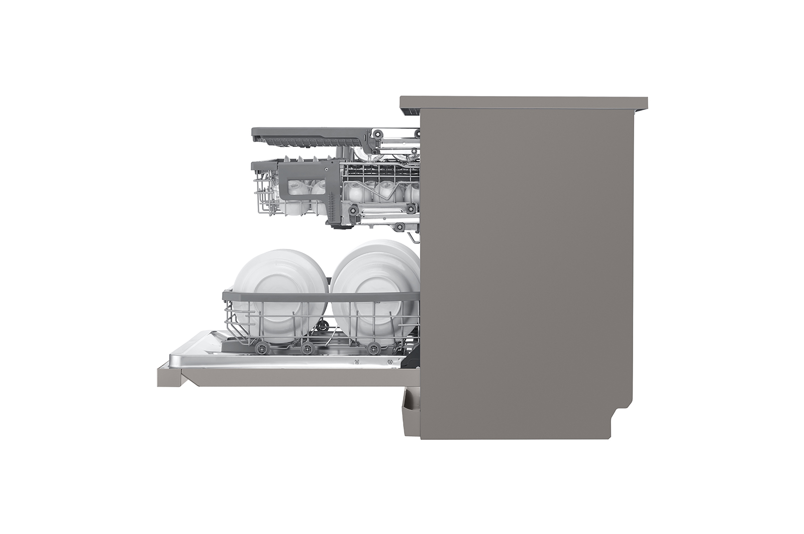 LG Front Control Smart Wi-fi Enabled Dishwasher with QuadWash® and True Steam®, DFB425FP