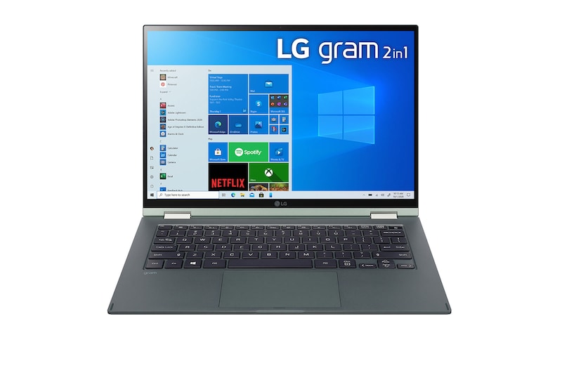 LG gram 14” 2-in-1 Laptop with 16:10 WUXGA IPS Touch Screen Display, 11th Gen Intel® Core™ (Certified Evo™ Platform) i5 Processor and Wacom Pen, 14T90P-G.AA54A3