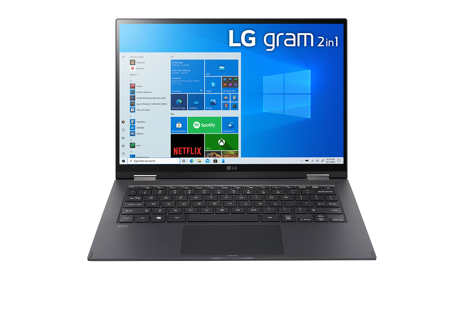 LG gram 14” 2-in-1 Laptop with 16:10 WUXGA IPS Touch Screen Display, 11th Gen Intel® Core™ (Certified Evo™ Platform) i7 Processor and Wacom Pen, 14T90P-G.AA75A3